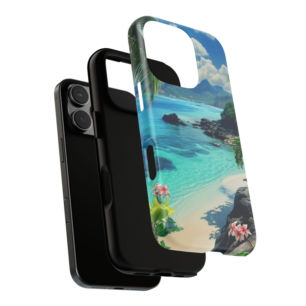 Paradise Vibes Tough Phone Case | Beach Lover Gift