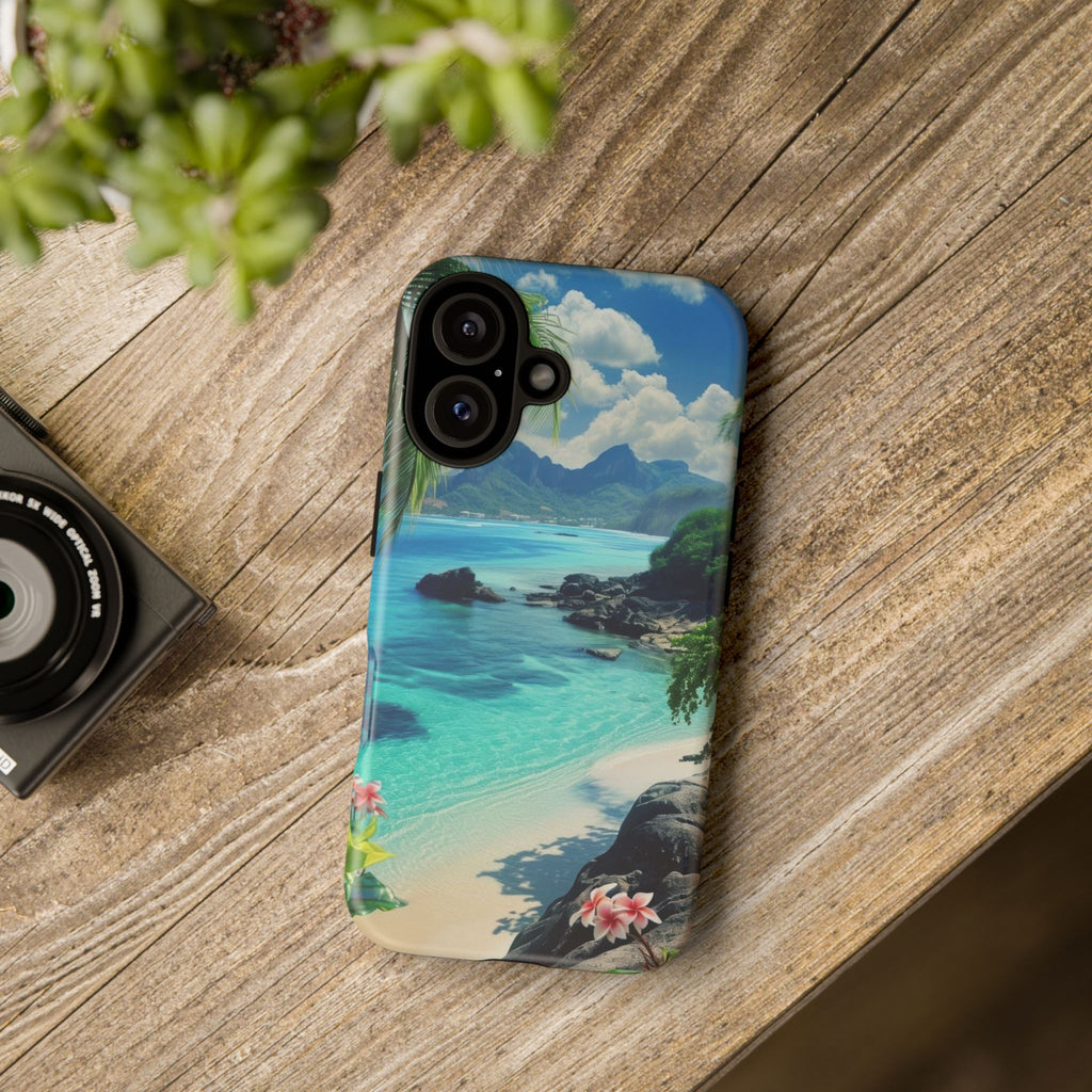 Paradise Vibes Tough Phone Case | Beach Lover Gift