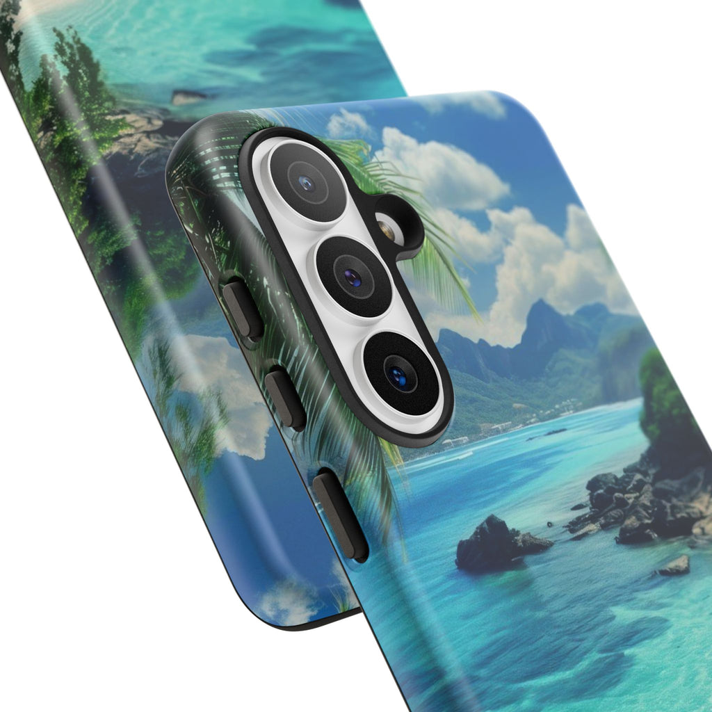 Paradise Vibes Tough Phone Case | Beach Lover Gift