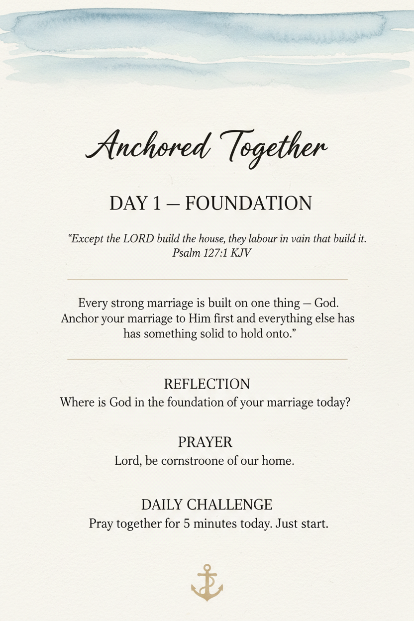Anchored Together Day 1 Clean Preview